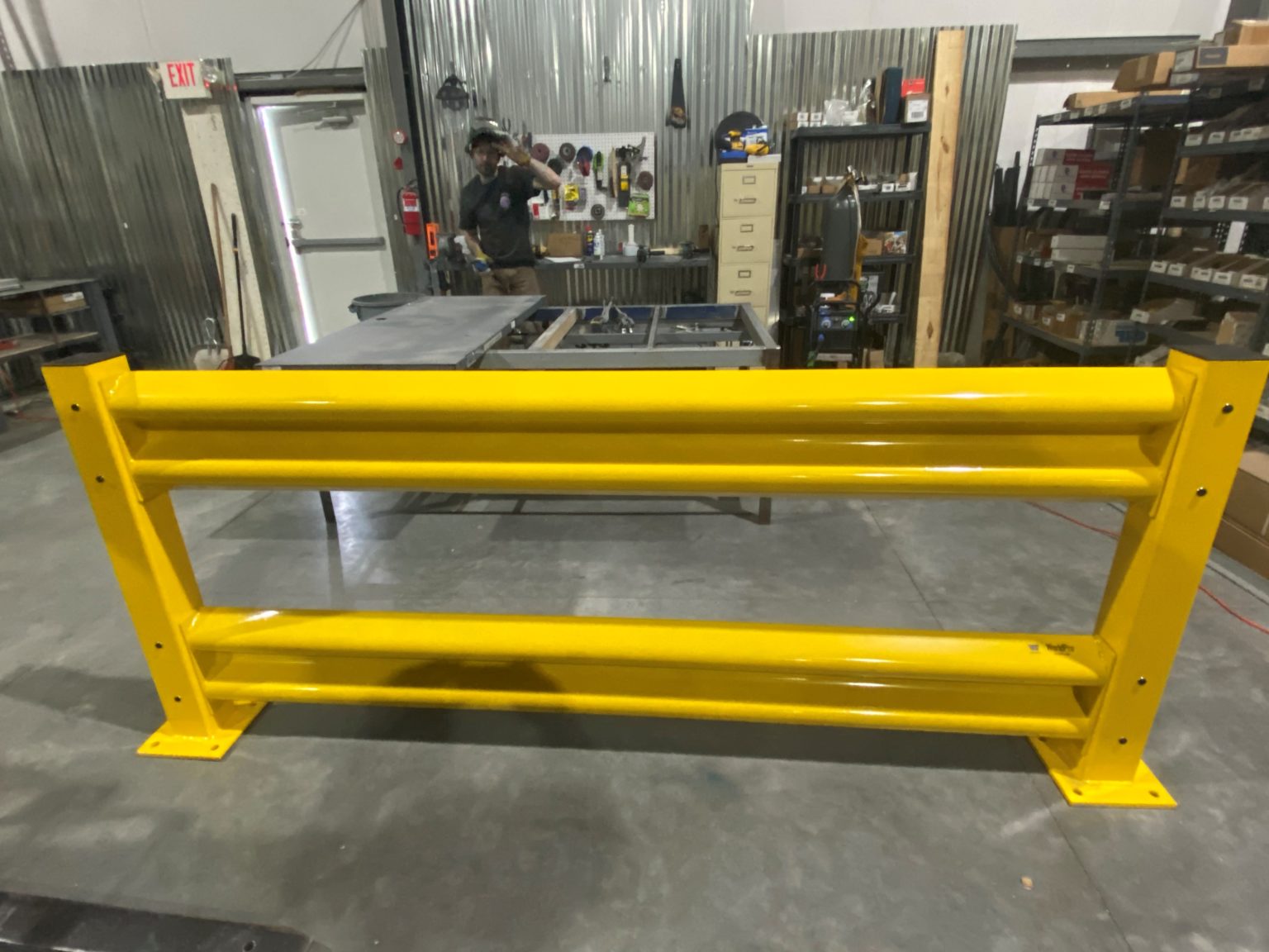 Double-Tier Guard Rail | Warehouse Safety Barriers