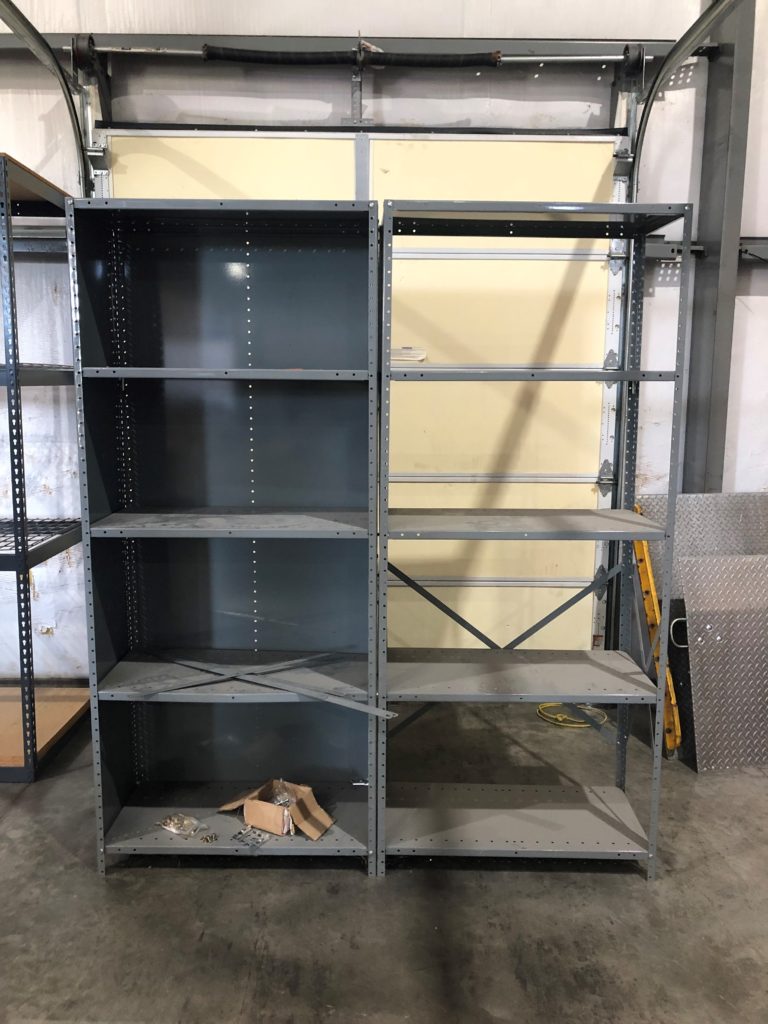 Used Industrial Metal & Steel Warehouse Shelving for Sale