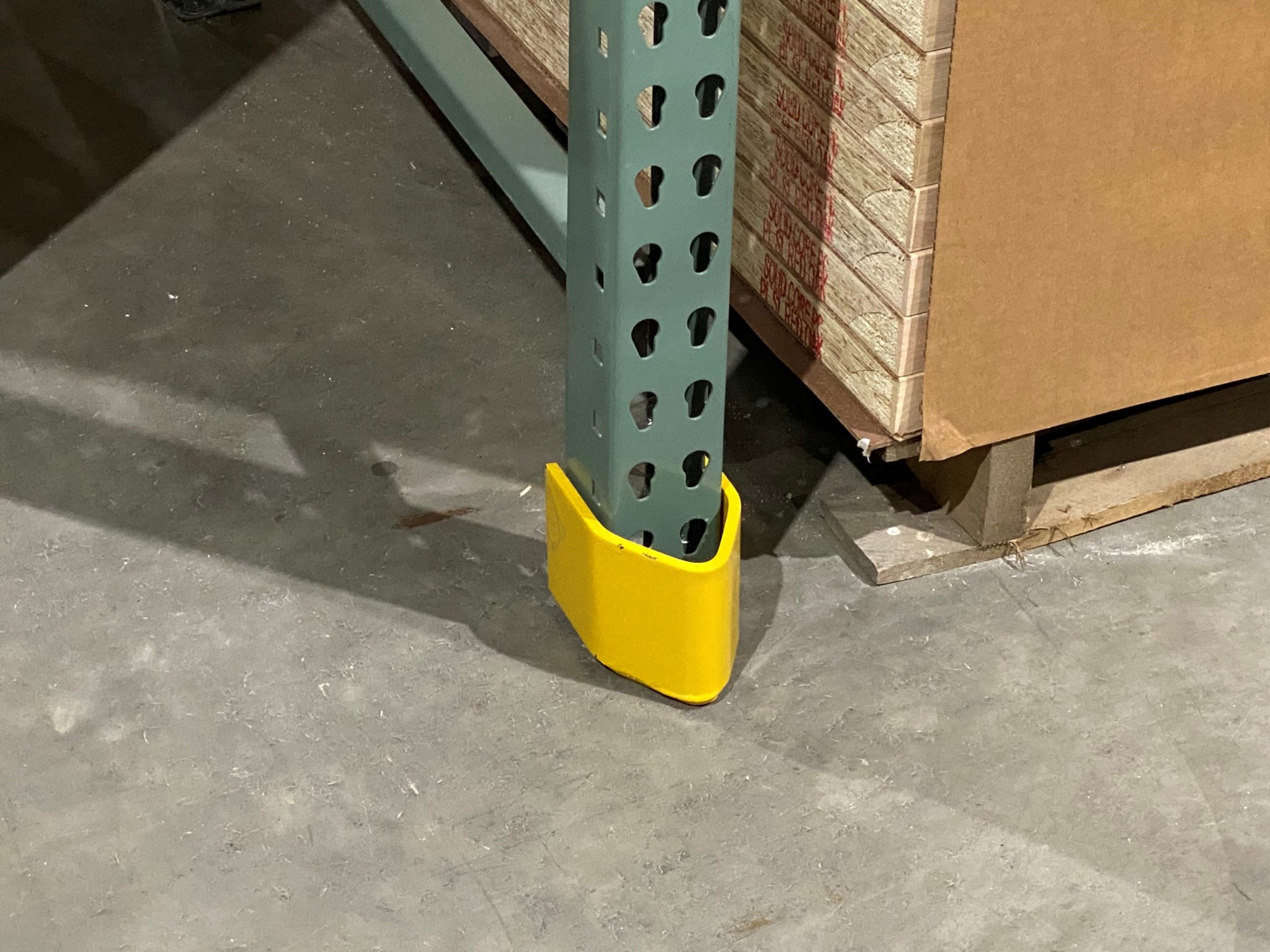 Column Protectors for Pallet Rack Upright Frames
