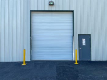 Warehouse Safety Bollards Overhead Drive In Door