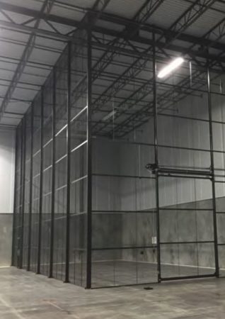 Woven Wire Partitions and Security Enclosures