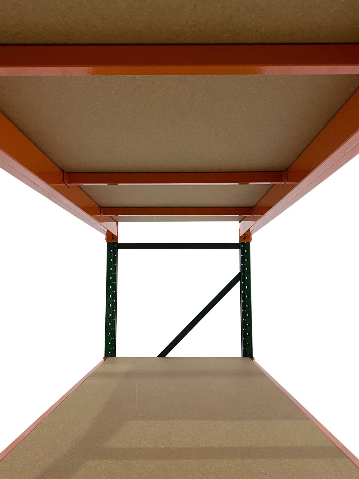 Teardrop Wide Span Particle Board Storage Racks