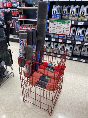 Wire Basket Point of Purchase Display