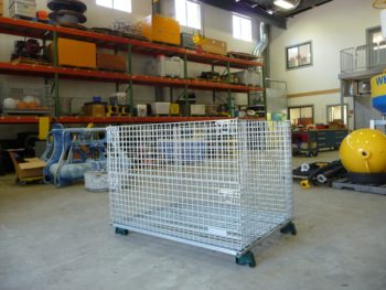Wire Basket with Hot Dipped Galvanized Finish 2