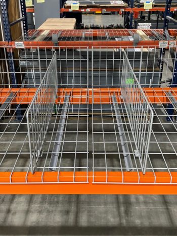 Wire Mesh Shelf Dividers for Pallet Rack Decking 23