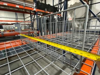 Wire Mesh Shelf Dividers for Pallet Rack Decking 25