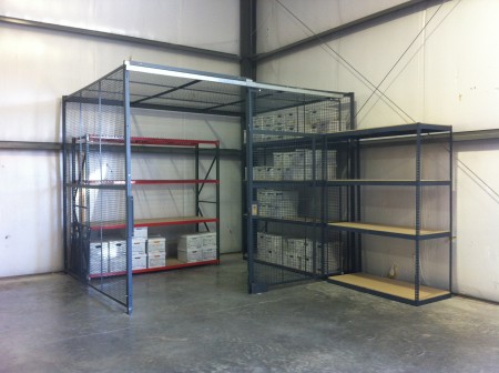 Wire Partition in Warehouse