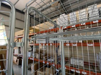 Wire Security Cart Hinged Doors