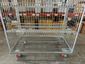Wire Shelf Cart Adjustable Shelves