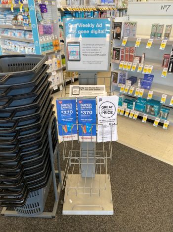 Wire and Metal Tubing Advertisement Stand