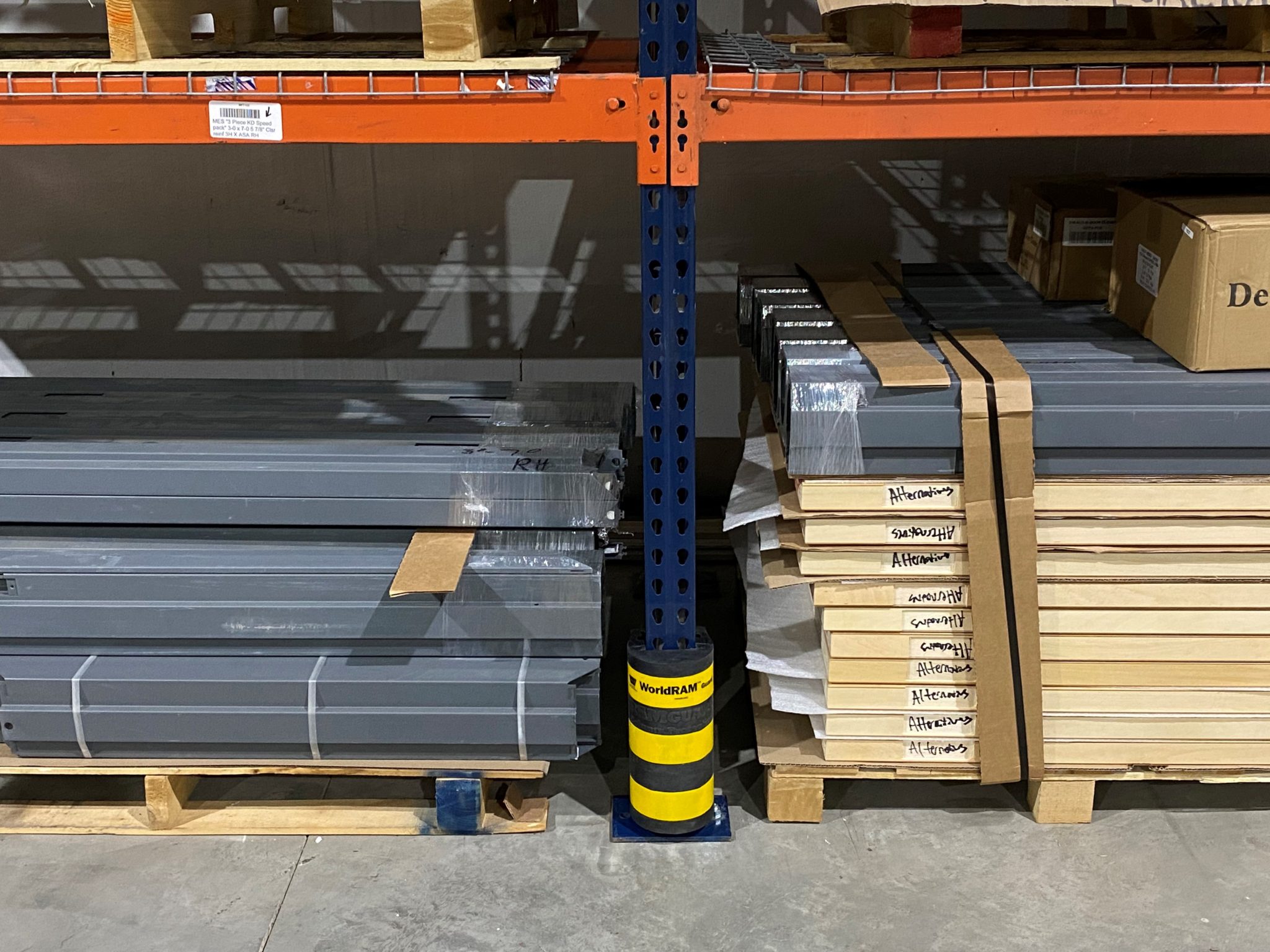 Post Guard Protect Your Rack With Pallet Rack Column Guards - Pallet ...