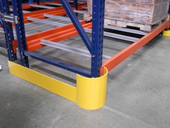 end of aisle and pallet support bars