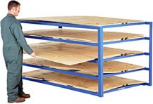 Horizontal Sheet Rack | Sheet Metal Rack | Warehouse Rack and Shelf